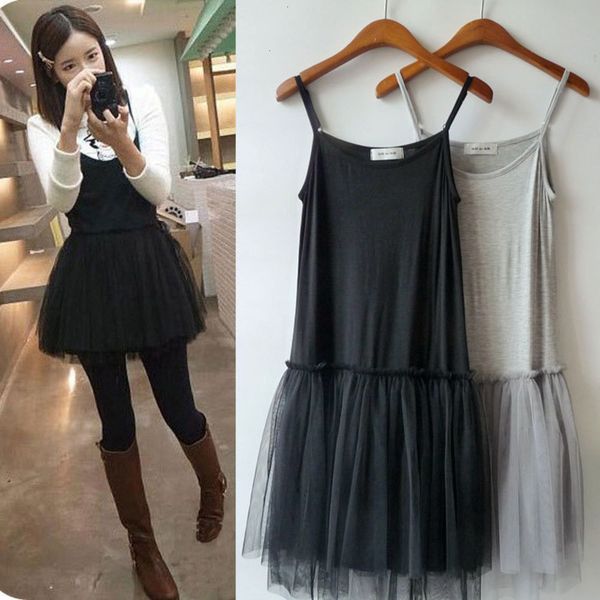 casual dresses dress women clothes short mesh pompous stitching modal base skirt with condole lace in autumn and w pevf, Black;gray
casual dresses dress women clothes short mesh pompous stitching modal base skirt with condole lace in autumn and w pevf, Black;gray