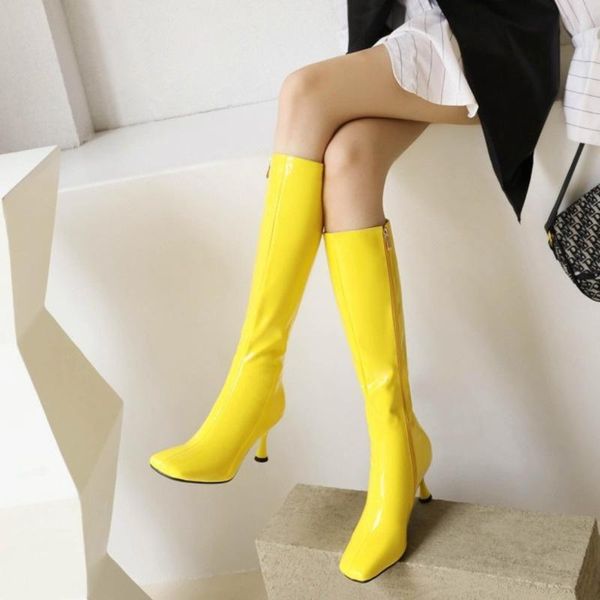 boots 2021 winter knee women fashion patent leather high heels plus wram long female orange black footwear ladies
boots 2021 winter knee women fashion patent leather high heels plus wram long female orange black footwear ladies
