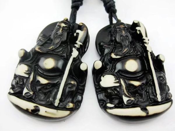 12 pcs vintage amulet hand-carved punk guan gong charm necklace pendants tribal style imitation bone resin carved rope boy men's gift, Silver
12 pcs vintage amulet hand-carved punk guan gong charm necklace pendants tribal style imitation bone resin carved rope boy men's gift, Silver