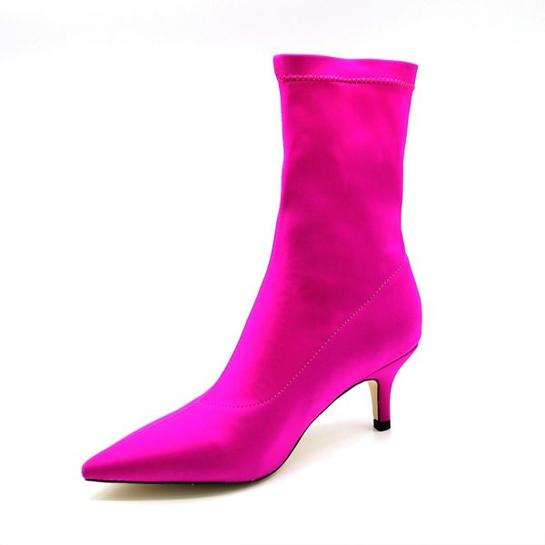 fashion high stiletto heels elastic boots lycra boot bright color autumn women pointy toe stocking sock shoes pumps 210507, Black
fashion high stiletto heels elastic boots lycra boot bright color autumn women pointy toe stocking sock shoes pumps 210507, Black