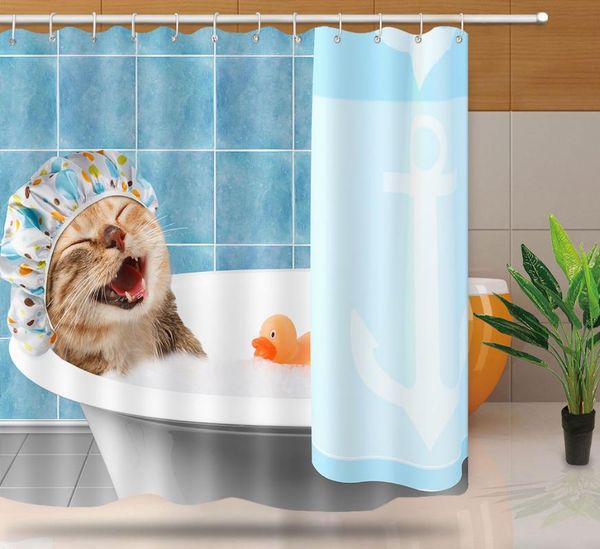 lovely cat printing shower curtain polyester cloth curtains bathroom bathing home decoration waterproof
lovely cat printing shower curtain polyester cloth curtains bathroom bathing home decoration waterproof