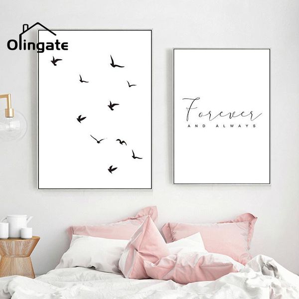 paintings black and white quotes print wall art abstract flying bird canvas poster painting pictures modern for living room home decor
paintings black and white quotes print wall art abstract flying bird canvas poster painting pictures modern for living room home decor