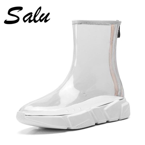 boots salu women ankle para pvc+genuine leather black round toe med heel fashion ladies shoes
boots salu women ankle para pvc+genuine leather black round toe med heel fashion ladies shoes