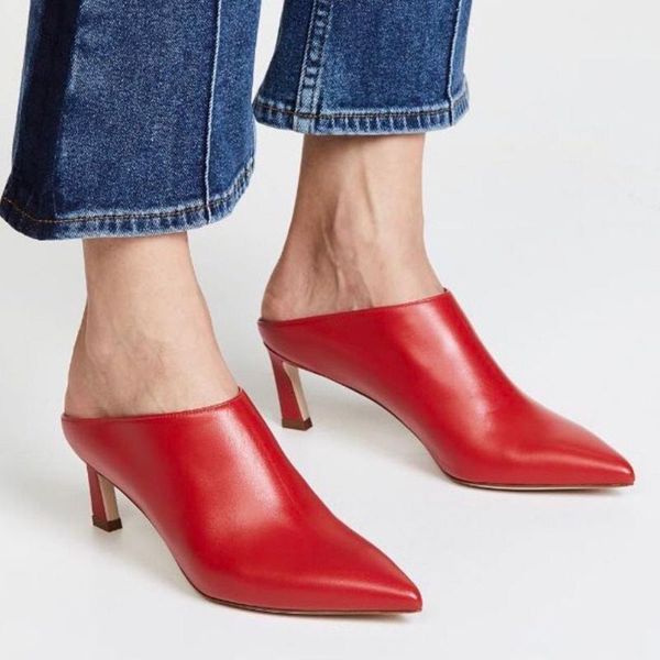 dress shoes fashion spring autumn mule woman pointed toe high heels women sandals slip on, Black
dress shoes fashion spring autumn mule woman pointed toe high heels women sandals slip on, Black