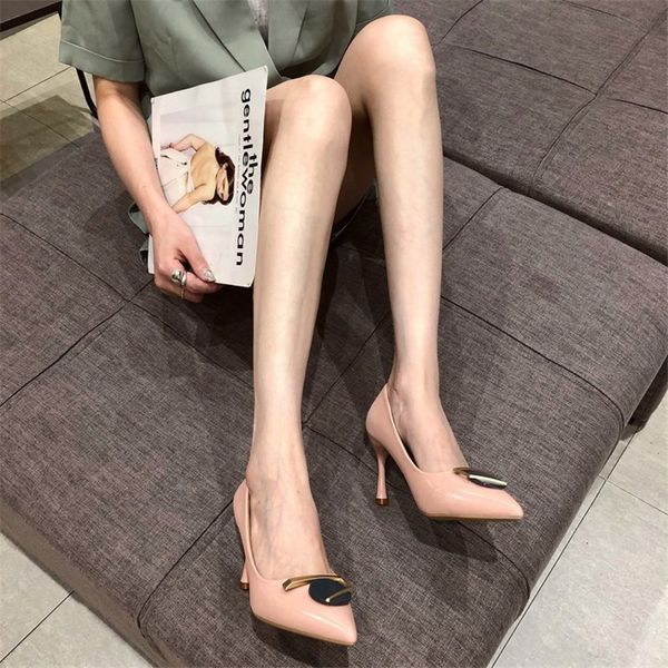 womens shoes autumn new french style simple and thin pointed metal buckle workplace versatile high heels1, Black
womens shoes autumn new french style simple and thin pointed metal buckle workplace versatile high heels1, Black