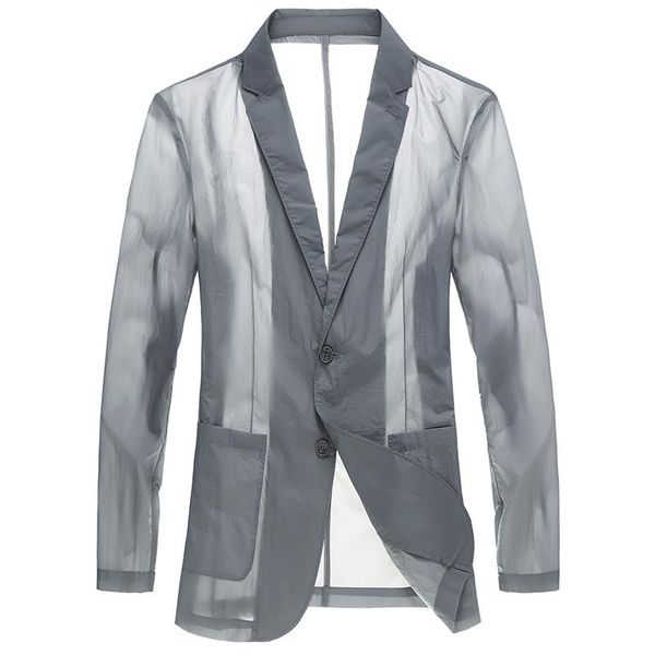 men's suits & blazers men summer ultra-thin casual clothing business slim light and thin sunscreen clothes small suit jacket, White;black
men's suits & blazers men summer ultra-thin casual clothing business slim light and thin sunscreen clothes small suit jacket, White;black