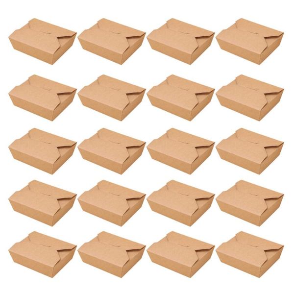 dinnerware sets 20pcs kraft paper disposable meal prep containers takeout boxes for restaurant home (800ml)
dinnerware sets 20pcs kraft paper disposable meal prep containers takeout boxes for restaurant home (800ml)