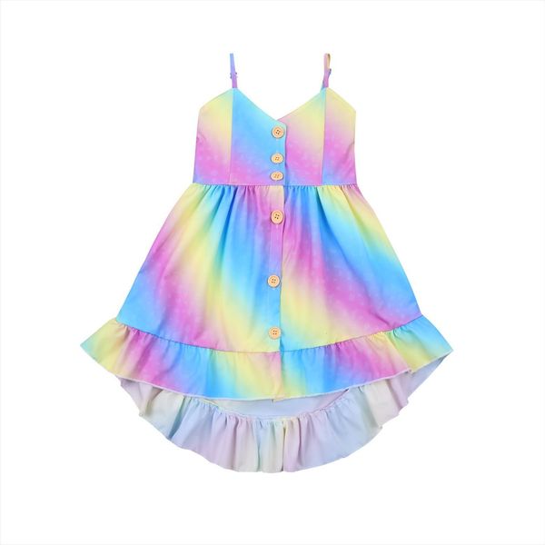 infant kids baby girl dress, dresses childrens rainbow printing button adjustable spaghetti straps ruffled hem 2 7t, Red;yellow
infant kids baby girl dress, dresses childrens rainbow printing button adjustable spaghetti straps ruffled hem 2 7t, Red;yellow
