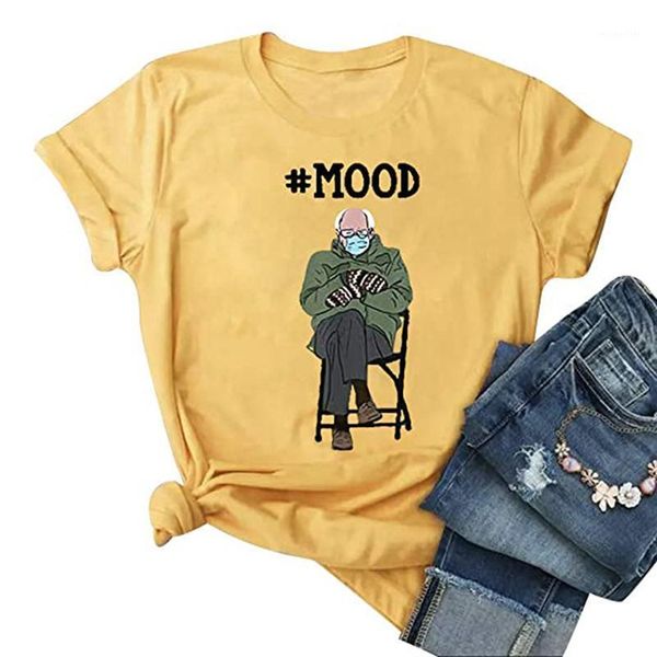 bernie sanders mittens sitting inauguration t-shirt women's short sleeve graphic summer casual crew neck nyz sho, White
bernie sanders mittens sitting inauguration t-shirt women's short sleeve graphic summer casual crew neck nyz sho, White
