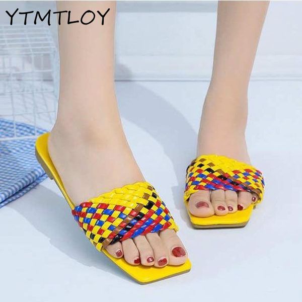 fashion weave slippers women square toe flat casual shoes slide 2021 summer flip flops beach sandal slipper big size, Black
fashion weave slippers women square toe flat casual shoes slide 2021 summer flip flops beach sandal slipper big size, Black