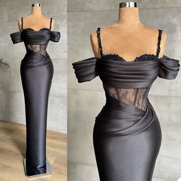 elegant mermaid evening dresses pleats off shoulder beading straps party gowns red carpet fashion prom formal wear, Black;red
elegant mermaid evening dresses pleats off shoulder beading straps party gowns red carpet fashion prom formal wear, Black;red
