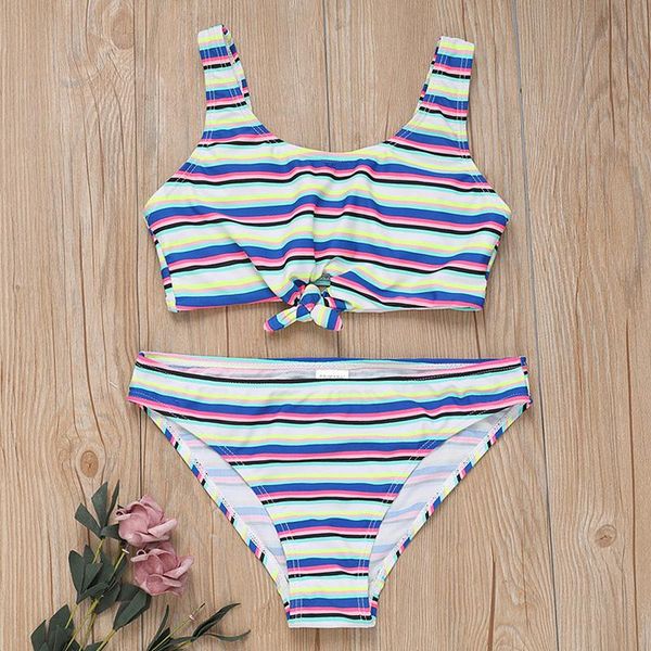 one-piece suits 7-14 years girl swimsuit kids swimwear striped teenage bikini set tie knot girls bathing suit two piece children's
one-piece suits 7-14 years girl swimsuit kids swimwear striped teenage bikini set tie knot girls bathing suit two piece children's