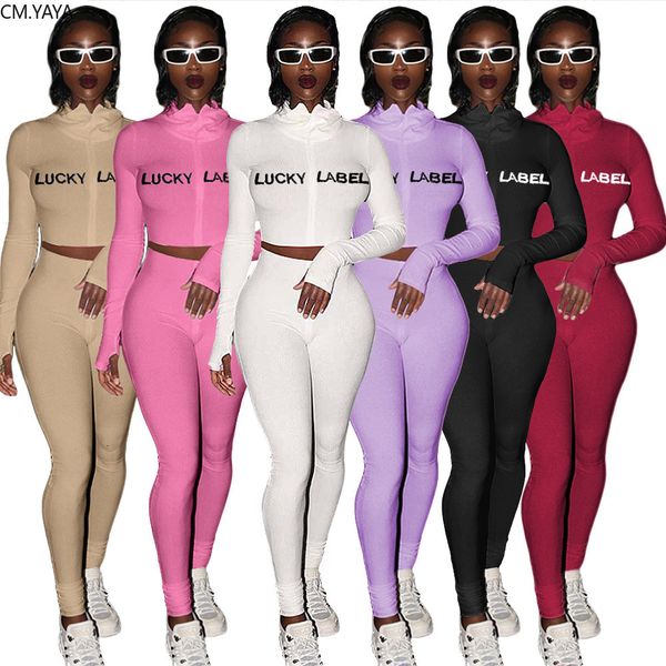 Women's Two Piece Pants CM.YAYA Active Wear Knitted Ribbed Set Lucky Label Embroidery Zipper Tops Pencil Suit Tracksuit 5IL5, White
Women's Two Piece Pants CM.YAYA Active Wear Knitted Ribbed Set Lucky Label Embroidery Zipper Tops Pencil Suit Tracksuit 5IL5, White
