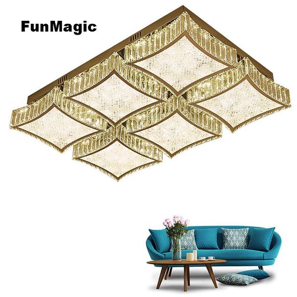 ceiling lights luxury led crystal light rectangle lighting living dining room lamp stepless dimming surface mounted bedroom fixture
ceiling lights luxury led crystal light rectangle lighting living dining room lamp stepless dimming surface mounted bedroom fixture