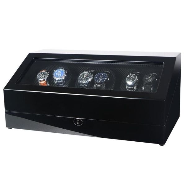 watch boxes & cases automatic 6 + 7 winder box pe wrapping leather surveillance storage switch container collection engine silent, Black;blue
watch boxes & cases automatic 6 + 7 winder box pe wrapping leather surveillance storage switch container collection engine silent, Black;blue