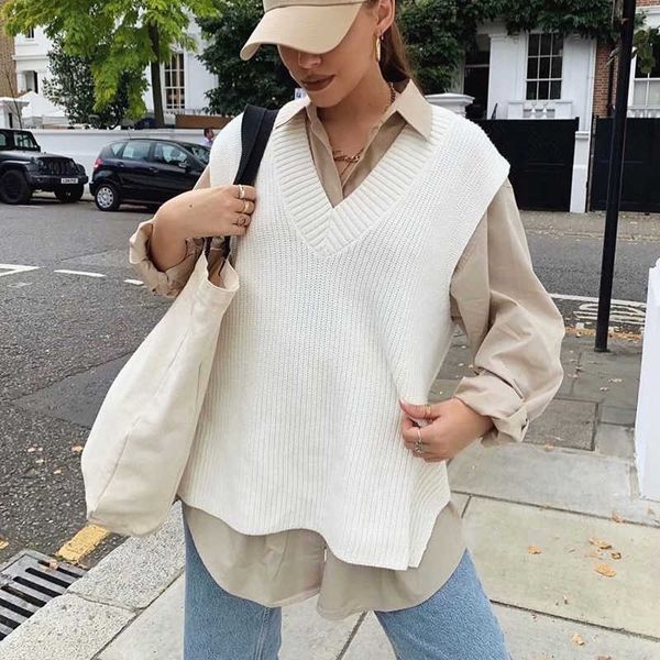 vintage women sweet v-neck sweaters spring-autumn fashion ladies streetwear pullovers loose female chic knitwear girl 210527, White;black
vintage women sweet v-neck sweaters spring-autumn fashion ladies streetwear pullovers loose female chic knitwear girl 210527, White;black