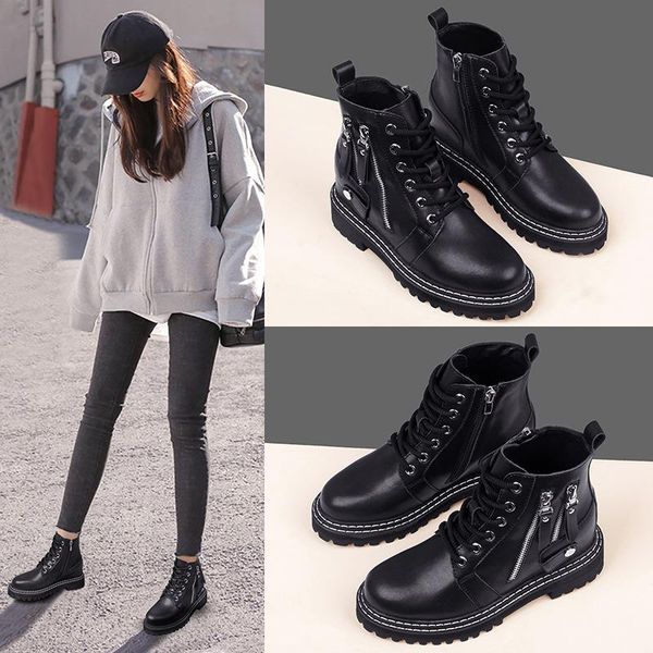 boots winter women's shoes thick black casual short leather lace plush cotton fashion comfortable sports warm 
boots winter women's shoes thick black casual short leather lace plush cotton fashion comfortable sports warm