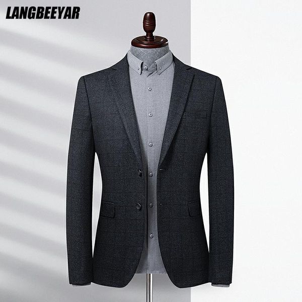 men's suits & blazers grade brand casual fashion korean jacket plaid slim fit blazer for men smart trendy party suit coat clothes, White;black
men's suits & blazers grade brand casual fashion korean jacket plaid slim fit blazer for men smart trendy party suit coat clothes, White;black