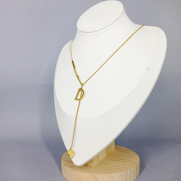 vintage letter titanium steel necklace for women gold concise geometric initial pendant female jewelry 2021 necklaces, Silver
vintage letter titanium steel necklace for women gold concise geometric initial pendant female jewelry 2021 necklaces, Silver