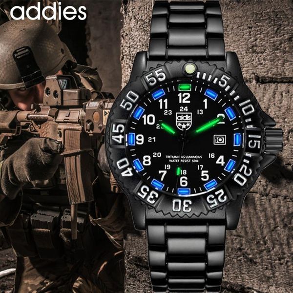 wristwatches addies brand fashion men's stainless steel watch blue green luminous nato nylon quartz waterproof outdoor military, Slivery;brown
wristwatches addies brand fashion men's stainless steel watch blue green luminous nato nylon quartz waterproof outdoor military, Slivery;brown
