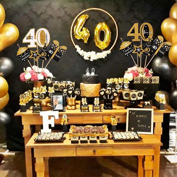 black gold number ballon 40 birthday party for 40th decor supplies years anniversary happy balloon sashes
black gold number ballon 40 birthday party for 40th decor supplies years anniversary happy balloon sashes