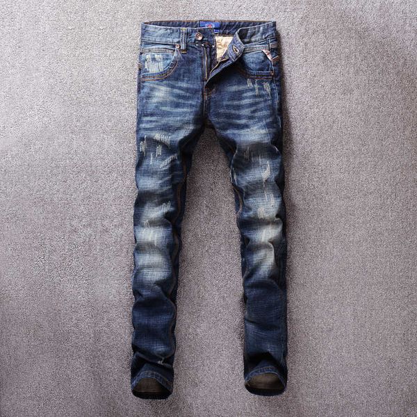 men's jeans italian fashion dark blue slim ft ripped men elastic denim pants streetwear vintage designer hq88 eux1
men's jeans italian fashion dark blue slim ft ripped men elastic denim pants streetwear vintage designer hq88 eux1
