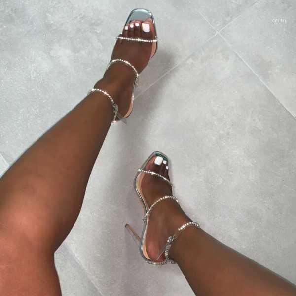dress shoes lanlojer 2021 pvc rhinestone women pumps sandals gladiator open toe buckle ankle high heels ladies party, Black
dress shoes lanlojer 2021 pvc rhinestone women pumps sandals gladiator open toe buckle ankle high heels ladies party, Black