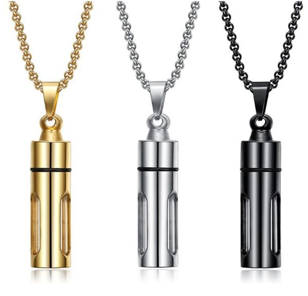 wholesale cylinder pendant necklace keepsake ashes urn cremation jewelry to commemorate human or pets, Silver
wholesale cylinder pendant necklace keepsake ashes urn cremation jewelry to commemorate human or pets, Silver