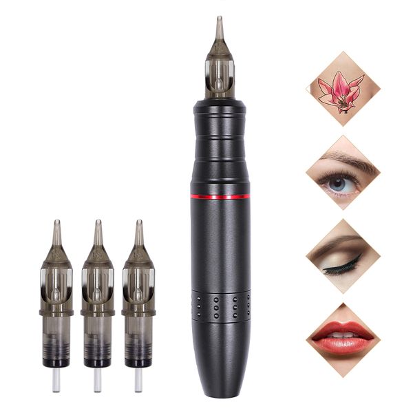 eyebrow rotary tattoo machine pen permanent makeup machine w/cartridge needles for women eyebrow tattoo liner and shader blackscouts
eyebrow rotary tattoo machine pen permanent makeup machine w/cartridge needles for women eyebrow tattoo liner and shader blackscouts
