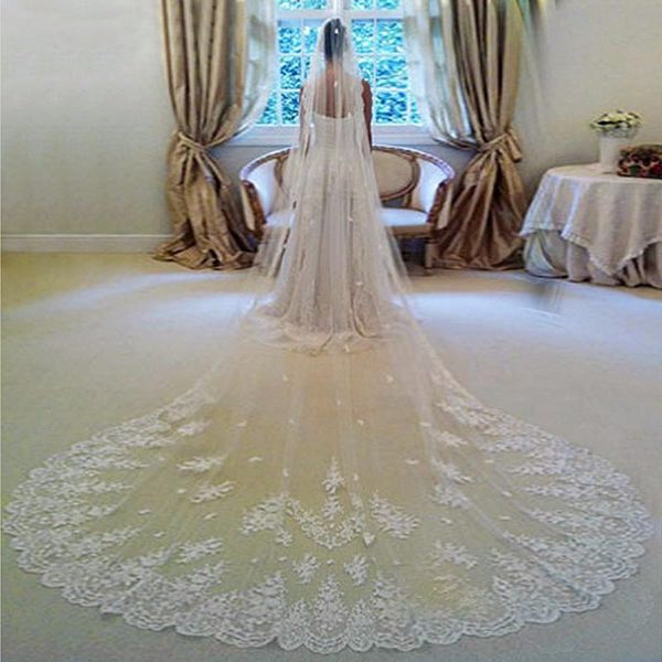 bridal veils cathedral length voile mariage lace appliques 3.5m long veil wedding 2021 with comb accessories bride, Black
bridal veils cathedral length voile mariage lace appliques 3.5m long veil wedding 2021 with comb accessories bride, Black