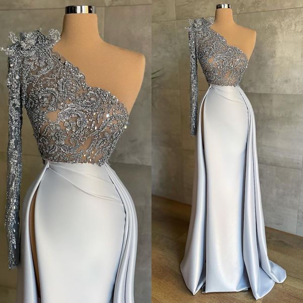 2022 elegant mermaid evening dresses lace sequined transparent women's prom gowns side split party dress for weddings, Black;red
2022 elegant mermaid evening dresses lace sequined transparent women's prom gowns side split party dress for weddings, Black;red