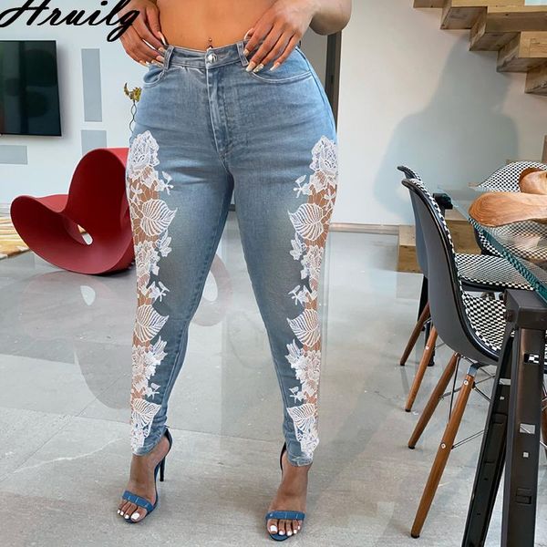 denim pants women fashion lace patchwork mid waist ladies skinny jeans streetwear long trousers pencil femme pantalon 2021 women's, Blue
denim pants women fashion lace patchwork mid waist ladies skinny jeans streetwear long trousers pencil femme pantalon 2021 women's, Blue