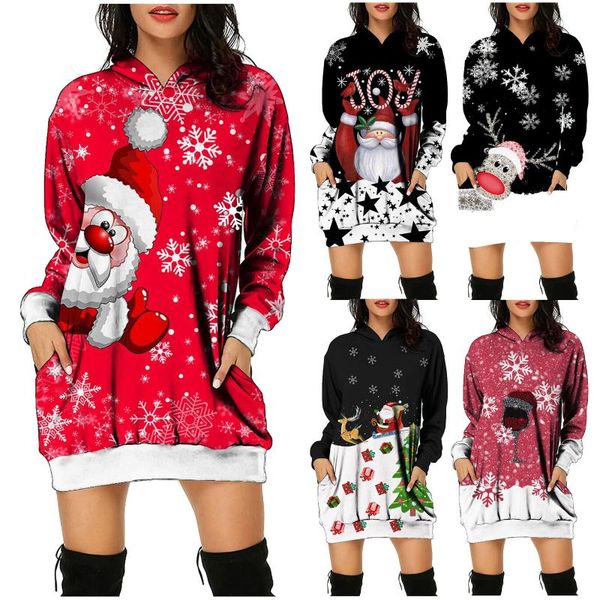 women's hoodies & sweatshirts women christmas print dress harajuku streetwear elk printed pullover mini dresses ladies winter party swe, Black
women's hoodies & sweatshirts women christmas print dress harajuku streetwear elk printed pullover mini dresses ladies winter party swe, Black