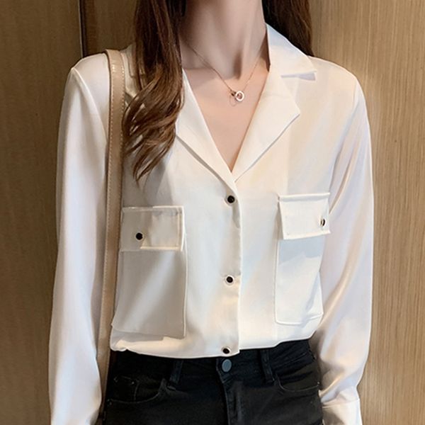 long sleeve v-neck office white blouse shirt blouse women blusas mujer de moda chiffon blouse blusa women clothes d859 210602
long sleeve v-neck office white blouse shirt blouse women blusas mujer de moda chiffon blouse blusa women clothes d859 210602