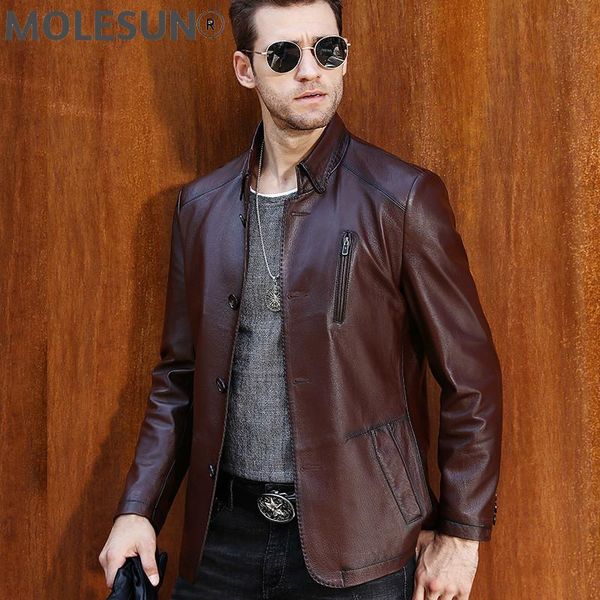 men's leather & faux akoosun winter down jacket genuine jackets men clothing real goatskin clothes korean coat male hommes veste lxr445, Black
men's leather & faux akoosun winter down jacket genuine jackets men clothing real goatskin clothes korean coat male hommes veste lxr445, Black