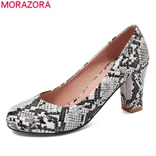dress shoes morazora plus size 33-47 summer women pumps thick high heels round toe shallow party pu leather snake ladies, Black
dress shoes morazora plus size 33-47 summer women pumps thick high heels round toe shallow party pu leather snake ladies, Black