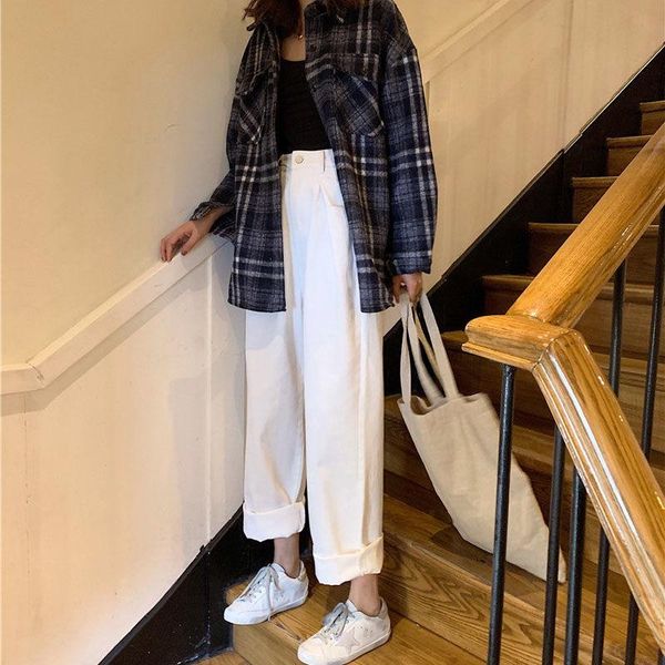 women's jeans woman pants spring loose high waist casual long pantalones vaqueros mujer, Blue
women's jeans woman pants spring loose high waist casual long pantalones vaqueros mujer, Blue