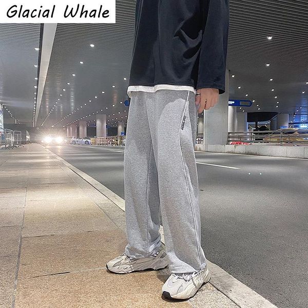 men's pants glacialwhale men sweatpants 2021 spring solid baggy joggers japanese streetwear trousers casual grey harem for, Black
men's pants glacialwhale men sweatpants 2021 spring solid baggy joggers japanese streetwear trousers casual grey harem for, Black