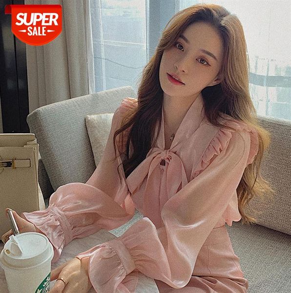 pink shirt women chiffon casual design sense niche french lace acetate satin cover #y39q, Black
pink shirt women chiffon casual design sense niche french lace acetate satin cover #y39q, Black