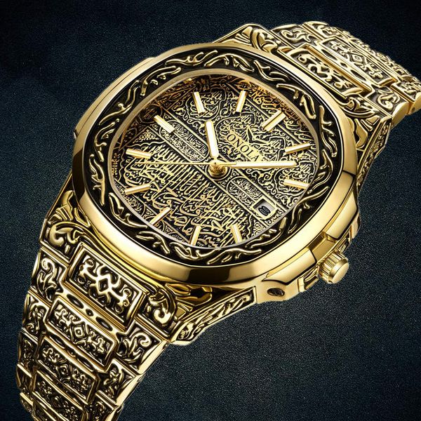 fashion quartz watch men luxury retro golden stainless steel watch men gold mens watch reloj hombre, Slivery;brown
fashion quartz watch men luxury retro golden stainless steel watch men gold mens watch reloj hombre, Slivery;brown