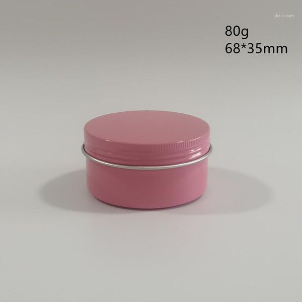 storage bottles & jars 80g 68*35mm pink round portable aluminum box metal tin refillable diy cream 80ml jar tea pot empty containers
storage bottles & jars 80g 68*35mm pink round portable aluminum box metal tin refillable diy cream 80ml jar tea pot empty containers