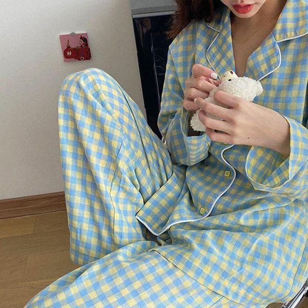 cute winter long sleeve women sleepwear leisure korean purple homewear pajamas nightwear for grid girls suit loose set z8k5, Black;red
cute winter long sleeve women sleepwear leisure korean purple homewear pajamas nightwear for grid girls suit loose set z8k5, Black;red
