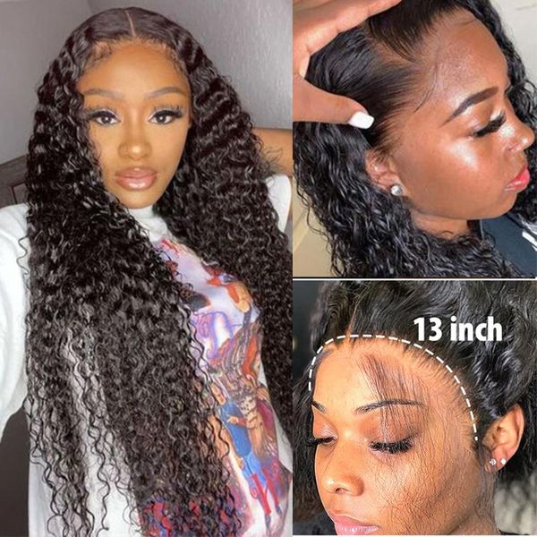 lace wigs 30 32 inch 250 density 13x6 deep wave human hair 13x4 water curly frontal wig 6x6 5x5 closure for women, Black;brown
lace wigs 30 32 inch 250 density 13x6 deep wave human hair 13x4 water curly frontal wig 6x6 5x5 closure for women, Black;brown