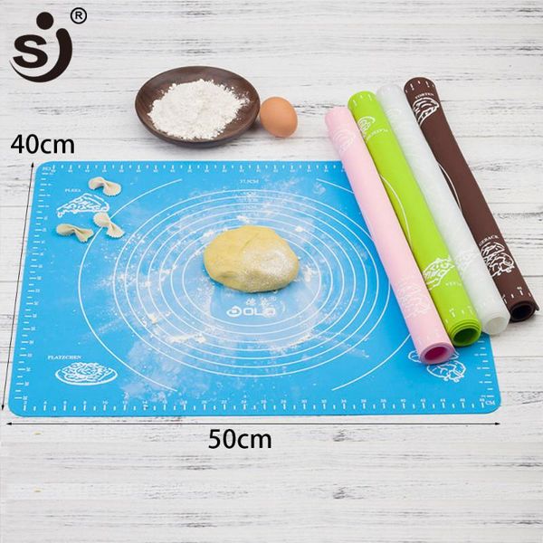 rolling pins & pastry boards sj 40*50cm silicone baking mat pad for non-stick reusable sheet pizza dough oven scale bakeware cooking tools
rolling pins & pastry boards sj 40*50cm silicone baking mat pad for non-stick reusable sheet pizza dough oven scale bakeware cooking tools