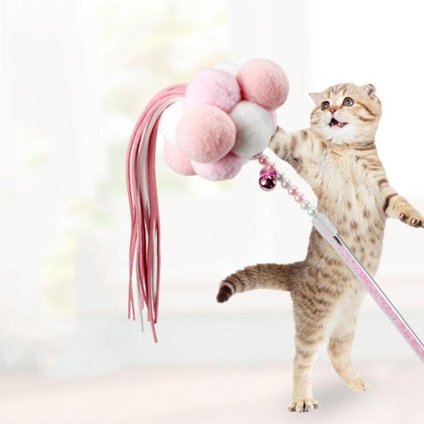 cat toys pet toy teaser kitten teasing stick fairy ball bell tassels interactive cats supplies c42
cat toys pet toy teaser kitten teasing stick fairy ball bell tassels interactive cats supplies c42