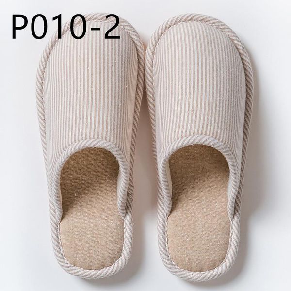 winter cotton slippers are used to keep men and women warm p010, Black