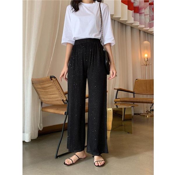 summer 2021 ins high-waisted thin-skinned trousers thin bright silk mesh red wide-legged pants schoolgirl women's & capris, Black;white
summer 2021 ins high-waisted thin-skinned trousers thin bright silk mesh red wide-legged pants schoolgirl women's & capris, Black;white