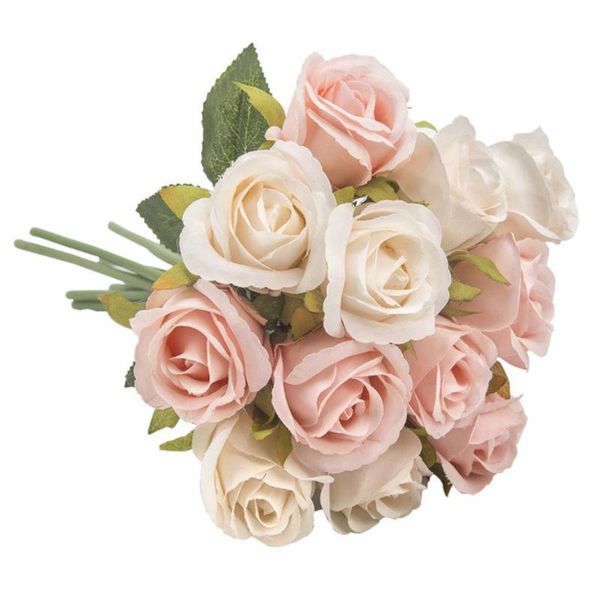 wedding flowers imitation silk artificial rose flower 12 heads vintage bouquet for bridal bridesmaid party props garden home decoration
wedding flowers imitation silk artificial rose flower 12 heads vintage bouquet for bridal bridesmaid party props garden home decoration