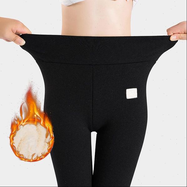 winter thick velvet keep women legging warm high waisted pants solid color casual stretchy skinny streetwear trousers, Black
winter thick velvet keep women legging warm high waisted pants solid color casual stretchy skinny streetwear trousers, Black