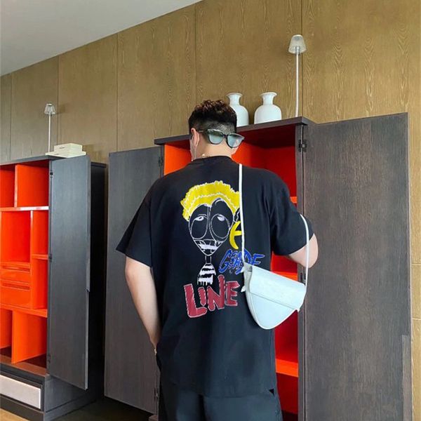 21ss summer new ch cross cartoon clown graffiti print loose casual short sleeve t-shirt for men and women, White;black
21ss summer new ch cross cartoon clown graffiti print loose casual short sleeve t-shirt for men and women, White;black